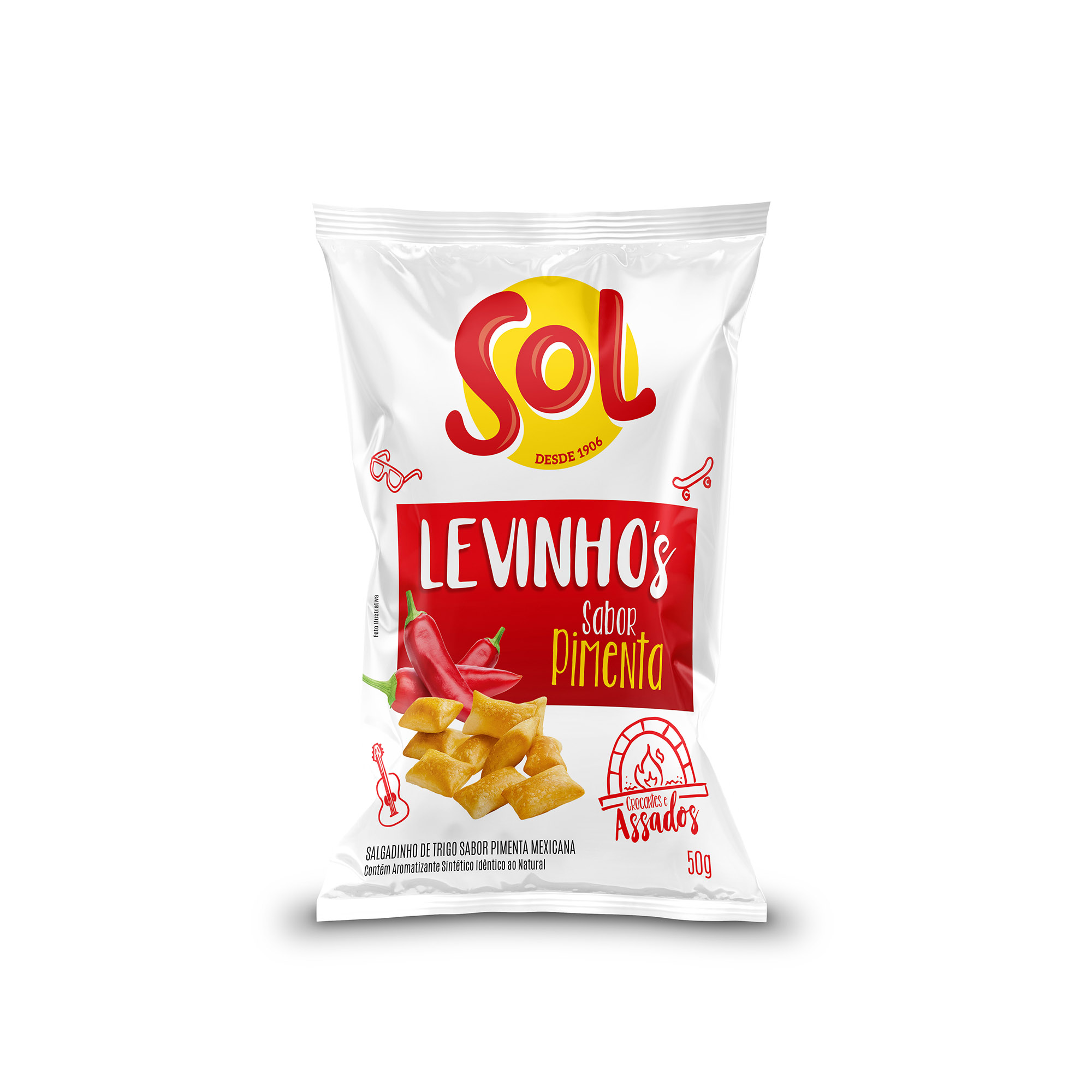 JM SALGADINHO LEVINHOS 50 G PIMENTA
