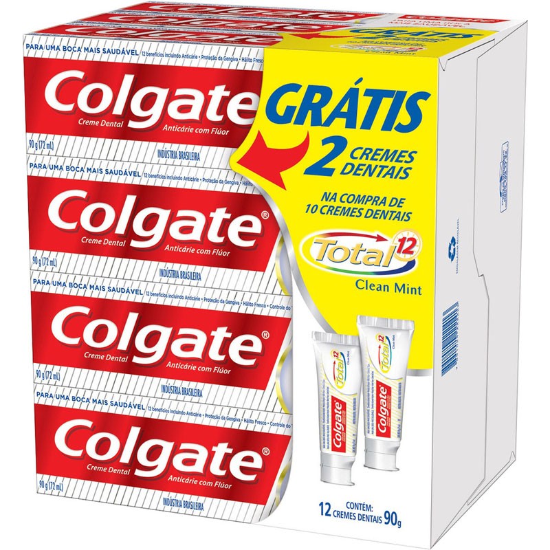 CREME DENTAL 90 G TOTAL12 COLGATE L12P10