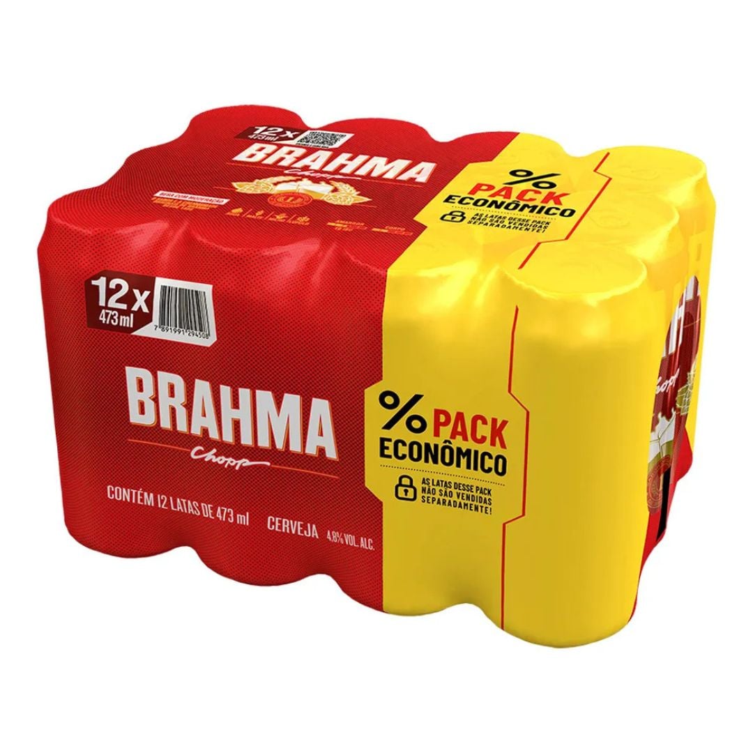 CERVEJA BRAHMA CHOPP LATA 473 ML MULT