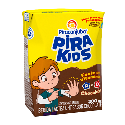 BEBIDA LACTEA PIRAKIDS CHOCOLATE 200 ML