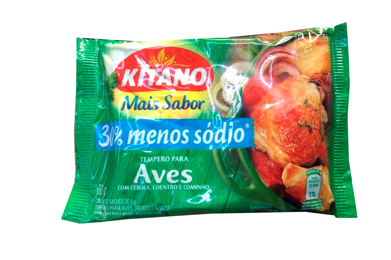 TEMPERO EM PÓ AVES KITANO 60G