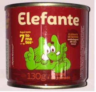 EXTRATO DE TOMATE LATA 130 G ELEFANTE