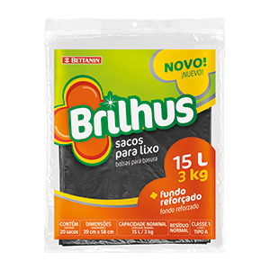 BT SACO LX PCT BRILHUS 15L BT2060 C/20
