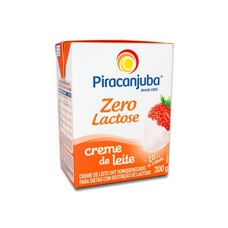CREME DE LEITE 200 G TP ZERO PIRACANJUBA