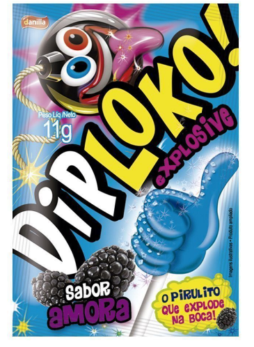 PIRULITO DIP LOKO EXPLOS AMORA 11G