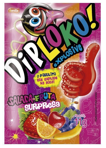 PIRULITO DIP LOKO EXPLOS S. FRUTA 11G