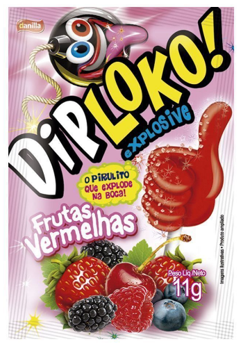 PIRULITO DIP LOKO EXPLOS F. VERME 11G