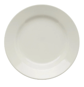 PRATO PORC RASO 24CM BRANCO OXFORD