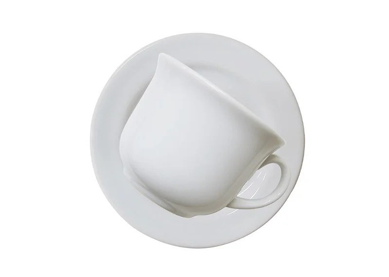 XICARA CHA PORC 200ML BRANCO OXFORD