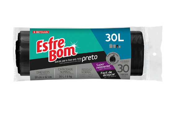 BT SACO LX RL ESFREBOM PT 30L BT331 C/30