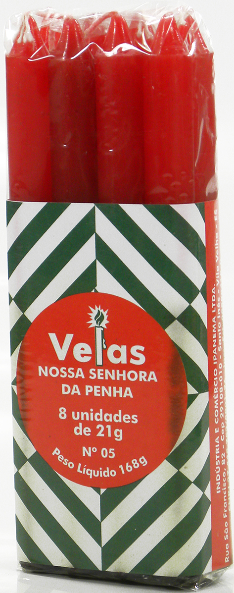 VELA NOSSA SRA DA PENHA VERMELHA N°5