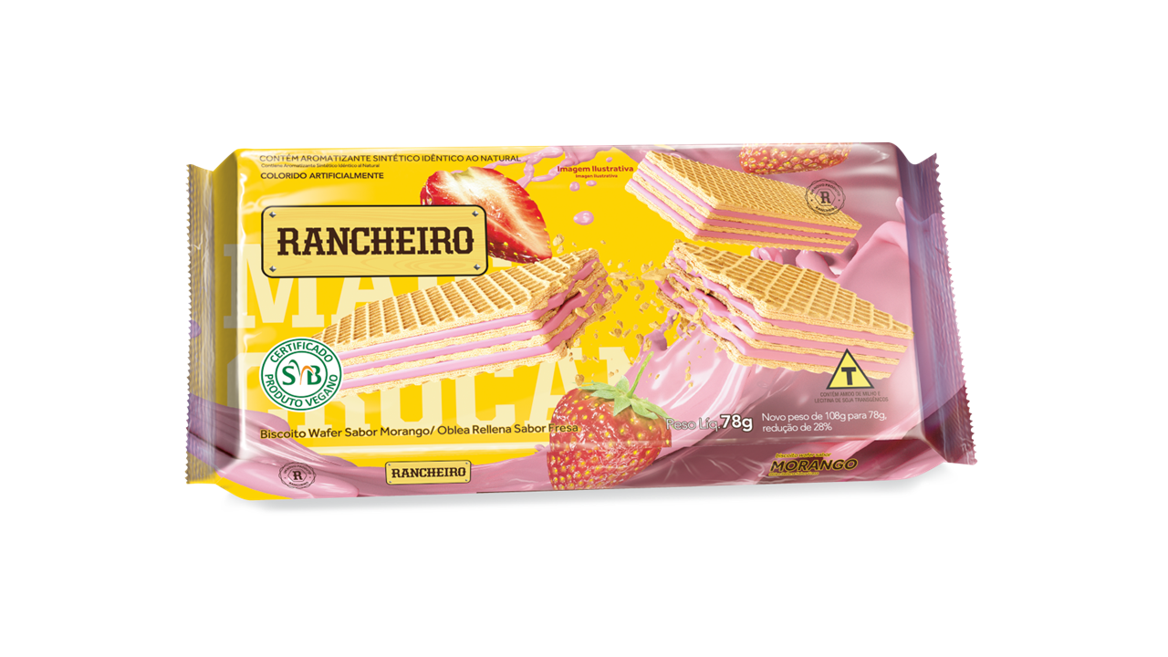 RA WAFER RANCHEIRO MORANGO 78 G
