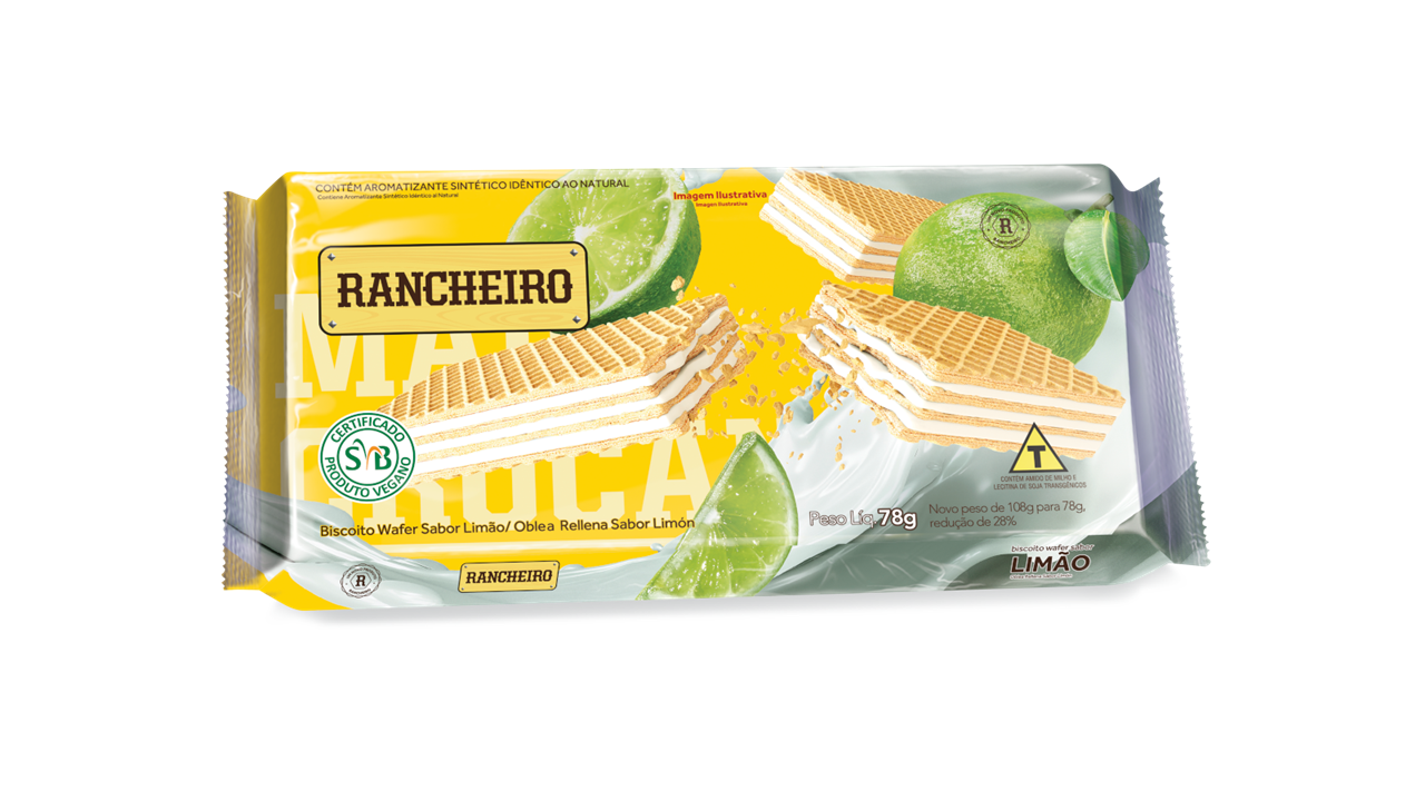 RA WAFER RANCHEIRO LIMAO 78 G