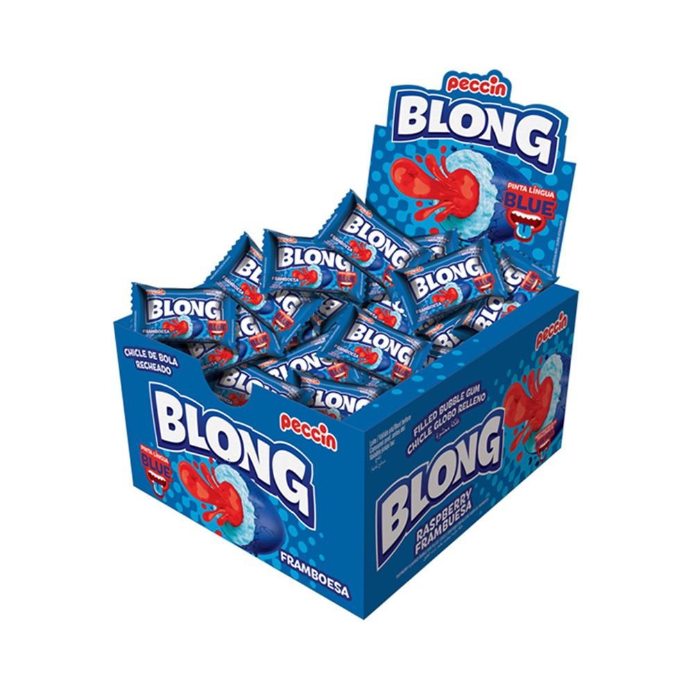 CHICLETE PECCIN BLONG BLUE 200G
