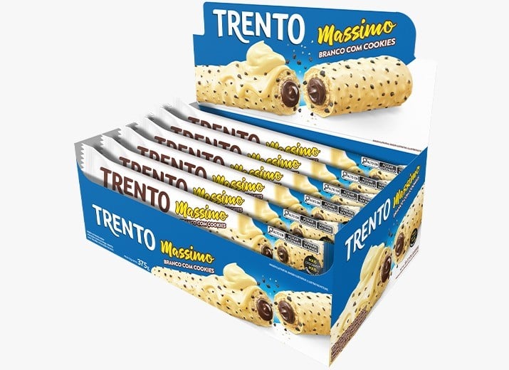CHOC. TRENTO 25 MASSIMO BRANCO C/COOKIES