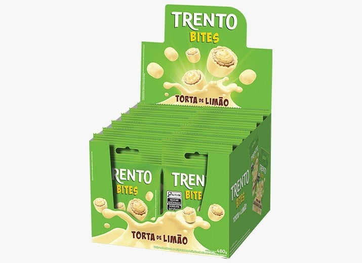 CHOC. TRENTO 40G BITES TORTA DE LIMAO
