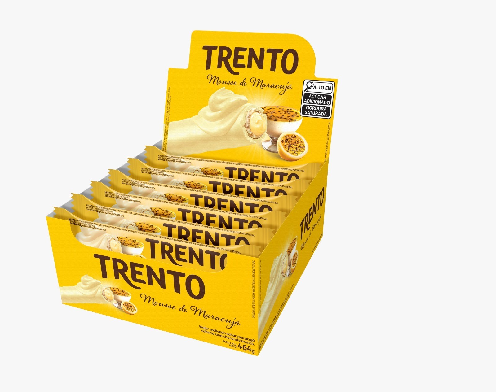 CHOC. TRENTO 29G MOUSSE DE MARACUJA