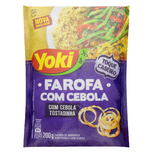 FAROFA PRONTA CEBOLA YOKI 200G