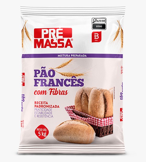 BZ PRE MASSA PAO FRANCES COM FIBRAS 5 KG
