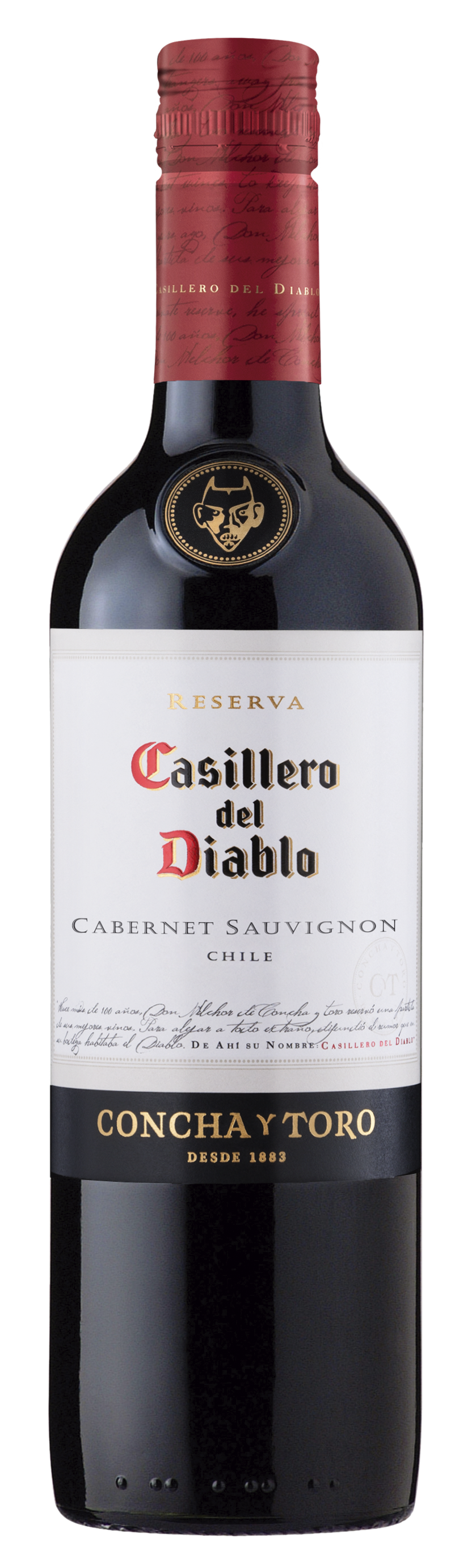 V CASILLERO DEL DIABLO CABER SUAV 375 ML