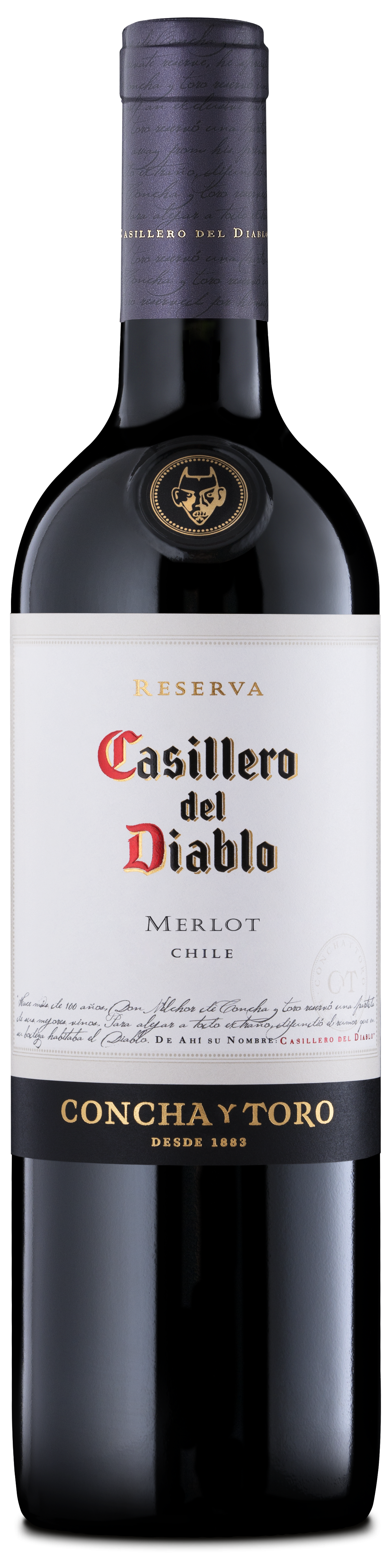 V CASILLERO DEL DIABLO MERLOT 750 ML