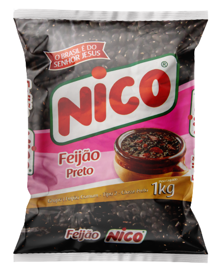 FEIJAO PRETO TP 2 NICO 1 KG