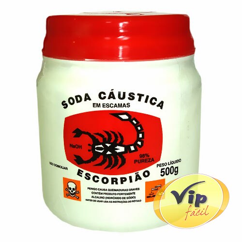 SODA CAUSTICA ESCORPIAO 500 G