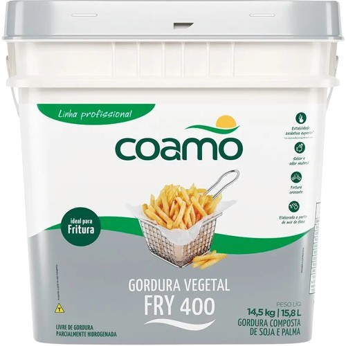 GORDURA VEGETAL FR400 BALDE 14,5KG COAMO