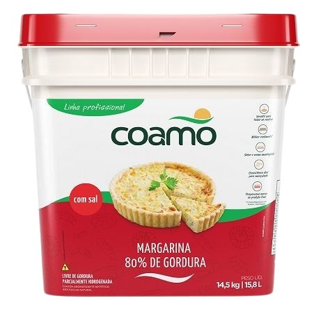 MARGARINA BALDE 14,5 KG COAMO 80% LIP