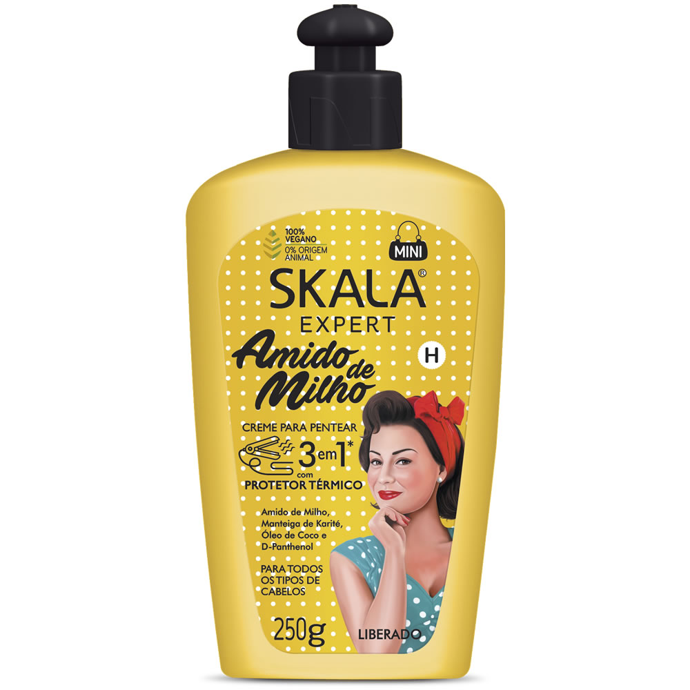 CREME PENTEAR SKALA 250ML AMID DE MILHO