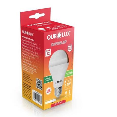 LAMPADA SUPERLED OUROLUX 12W 6500K