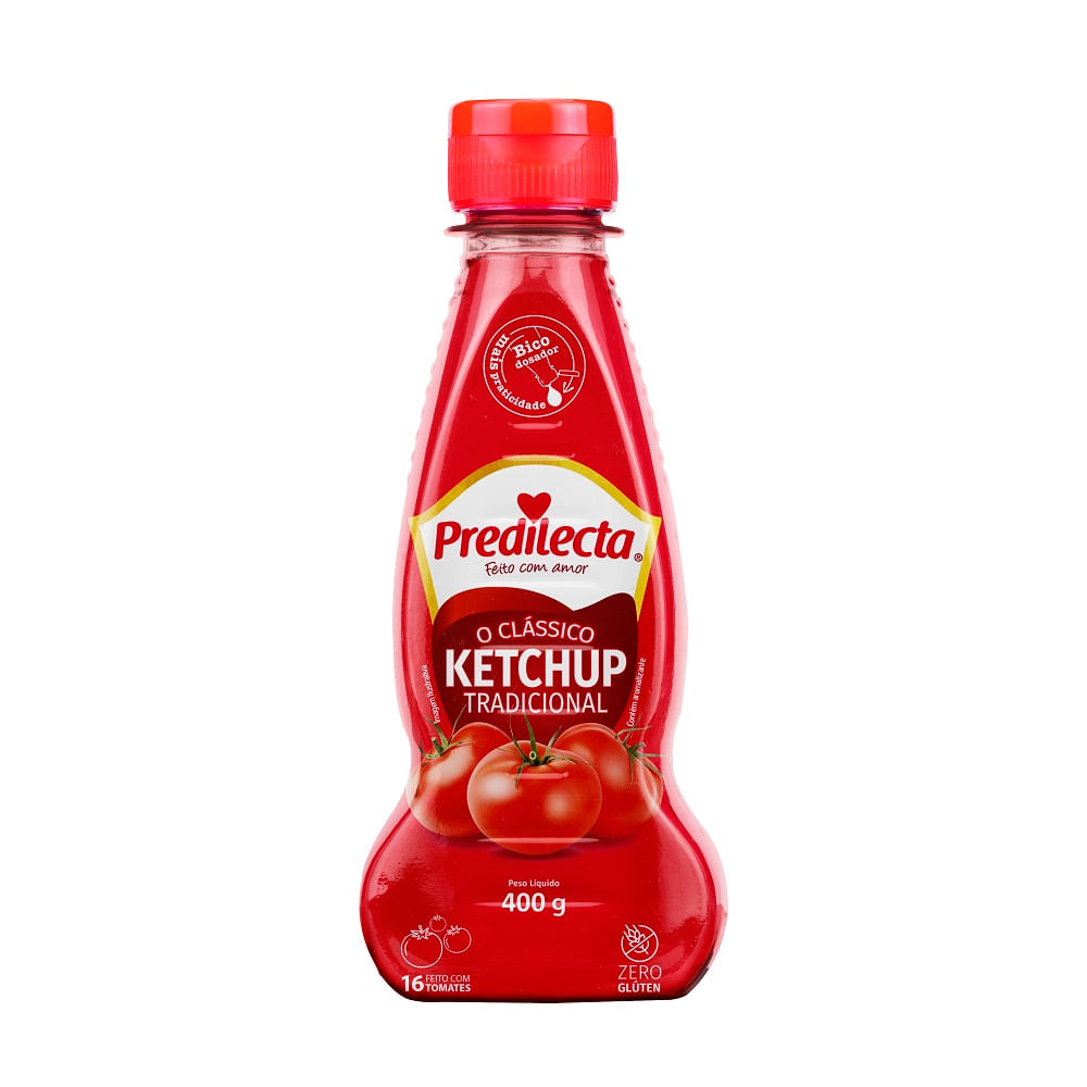 CATCHUP BISNAGA 380G PREDILECTA LIGHT