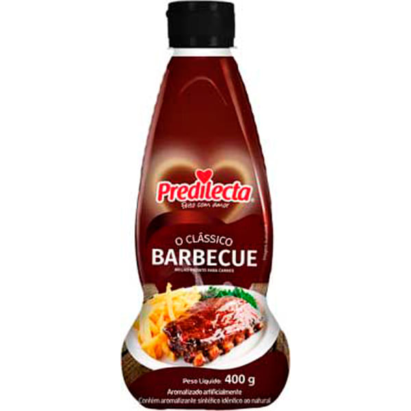 MOLHO BARBECUE BISNAGA 400G PREDILECTA