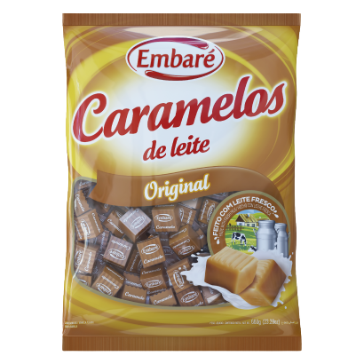 BALA DE CARAMELO EMBARE 660 G LEITE