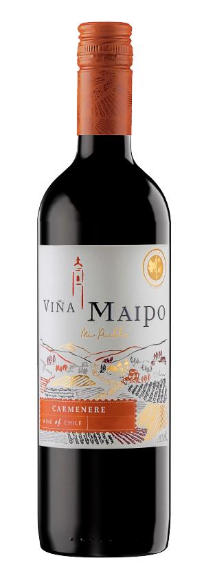 V VINA MAIPO MI PUEBLO CARMENERE 750 ML