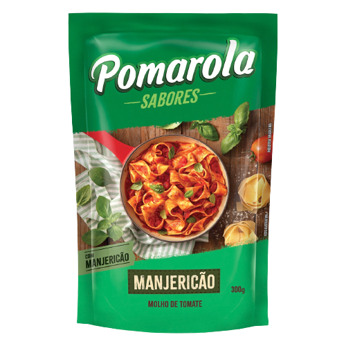 MOLHO TOMATE POMAROLA 300G SC MANJERIC 
