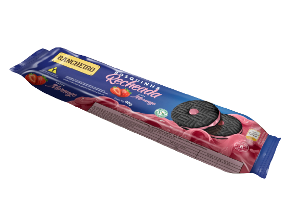 RA BISCOITO RECH. RANCHEIRO MORANGO 90 G