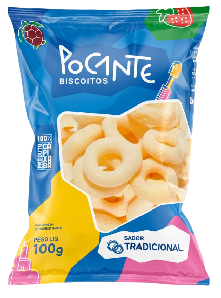 BISCOITO POLVILHO POCANTE 100 G TRADI