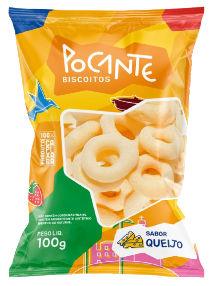 BISCOITO POLVILHO POCANTE 100 G QUEIJO