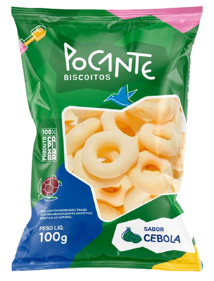 BISCOITO POLVILHO POCANTE 100 G CEBOLA
