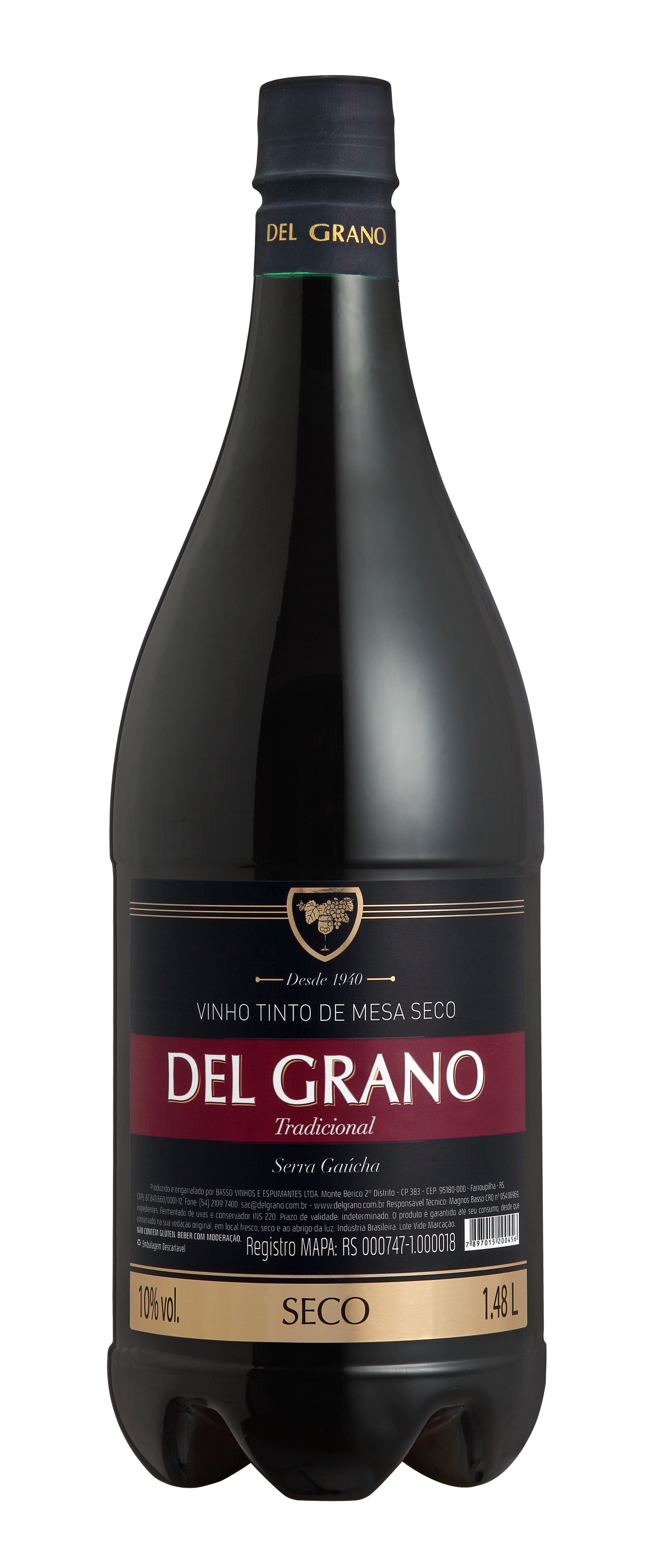 VINHO DEL GRANO TINTO SECO PET 1.480 ML
