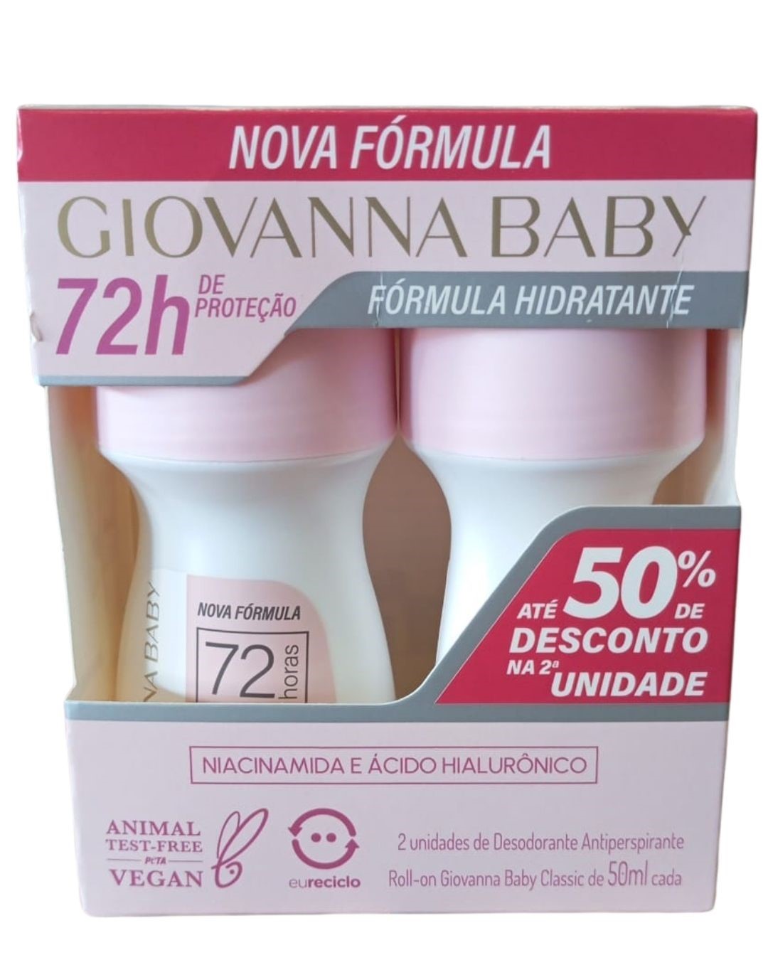 DESOD ROLON GIOV BABY C/2 50ML CLASSIC