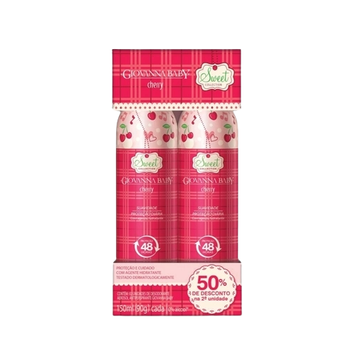 DESOD AERO GIOV BABY C/2 150ML CHERRY