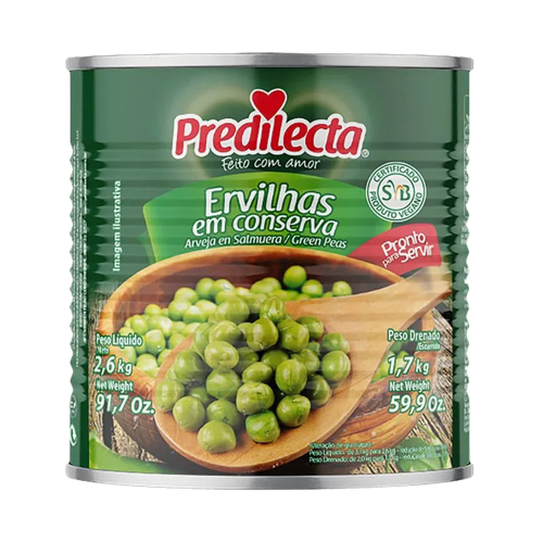 ERVILHA LATA 1.7KG PREDILECTA