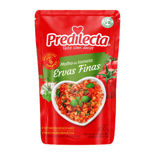 MOLHO TOMATE PREDILECTA 300G SC ER FINAS