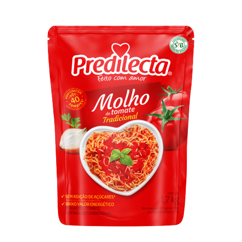 MOLHO TOMATE PREDILECTA 1,7KG SC TRAD
