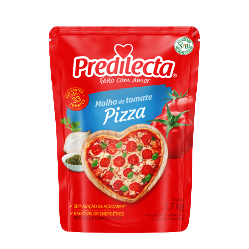 MOLHO TOMATE PREDILECTA 1,7KG SC PIZZA