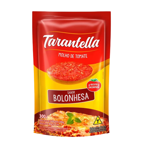 MOLHO TOMATE TARANTELA 300G SC BOLONHESA