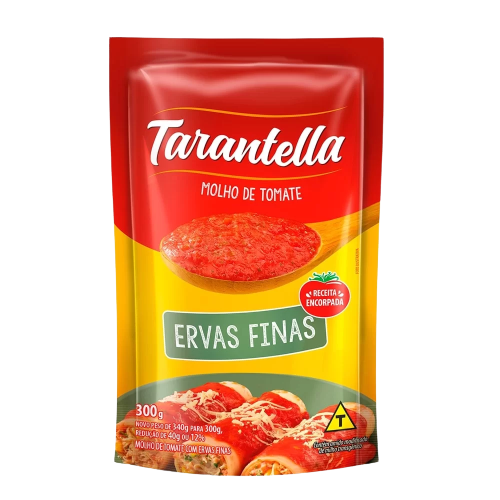 MOLHO TOMATE TARANTELA 300G SC ERV FINAS