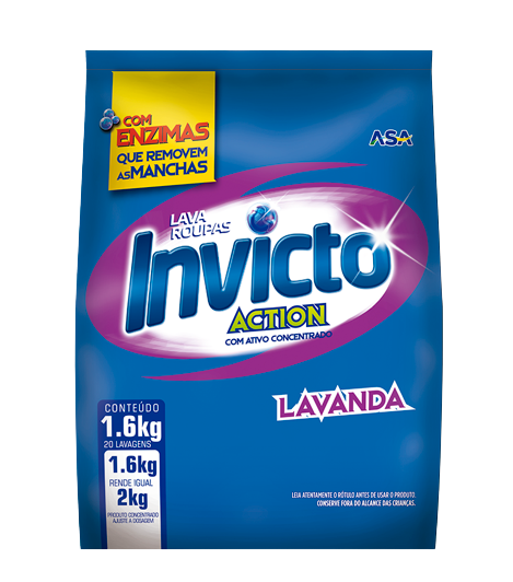 SABAO EM PO 1,6 KG INVICTO LAVANDA SACHE